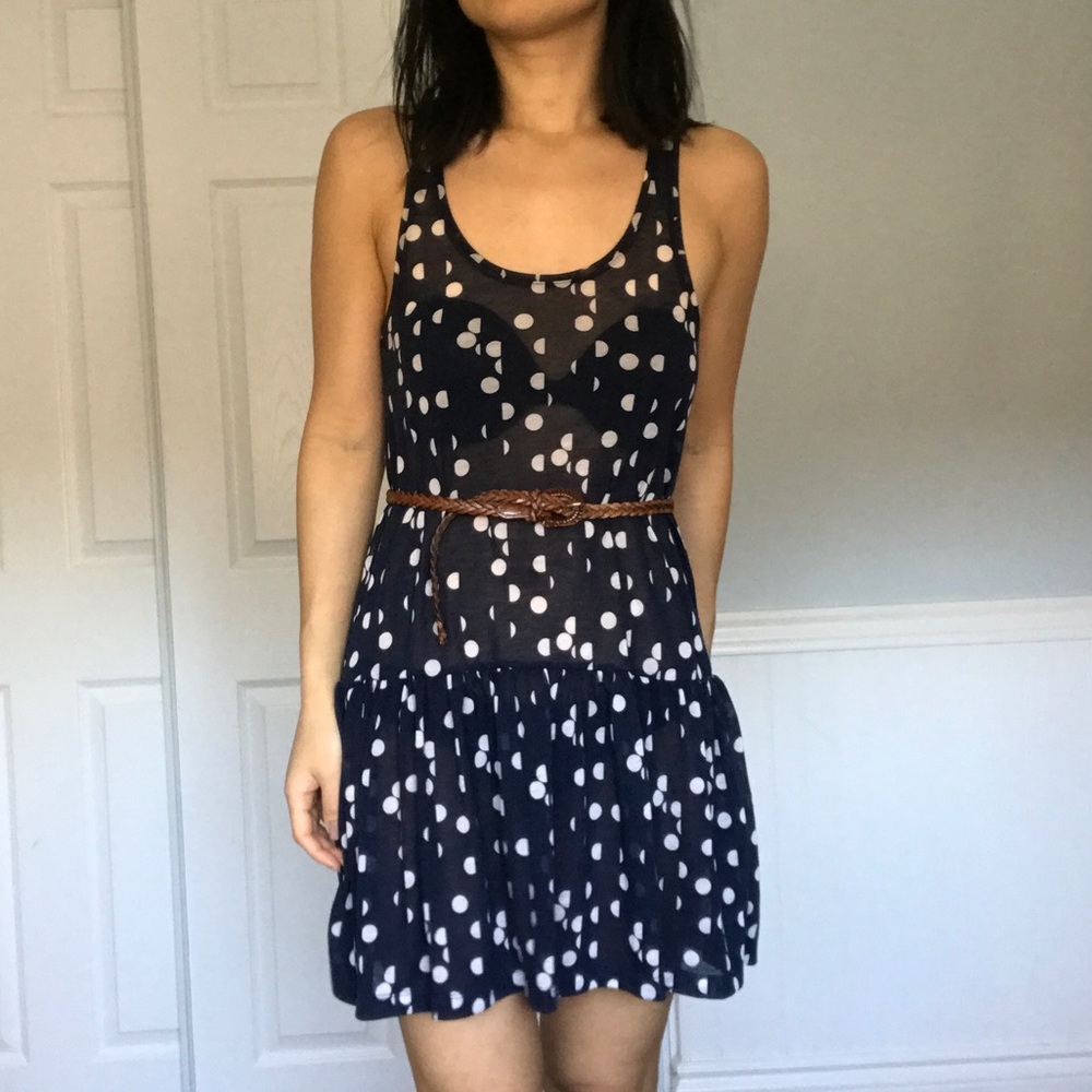 H&M Sheer Polka Dot Tank Dress. Women’s size XS.